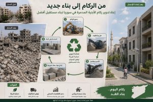 إعادة تدوير مخلفات الحرب في سوريا