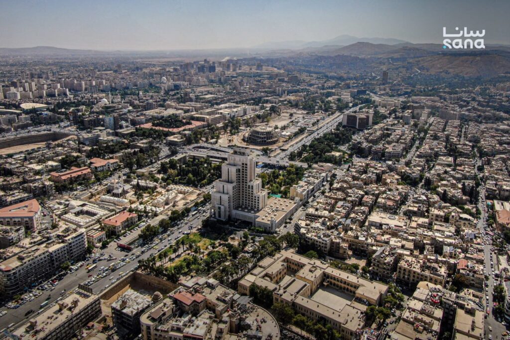 A view of Damascus from Mount Qassioun — the capital's historic skyline around which the new height controls revolve