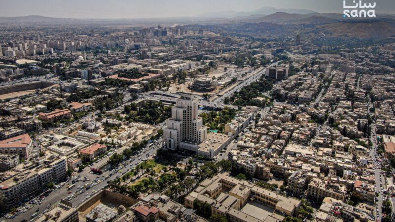 A view of Damascus from Mount Qassioun — the capital's historic skyline around which the new height controls revolve